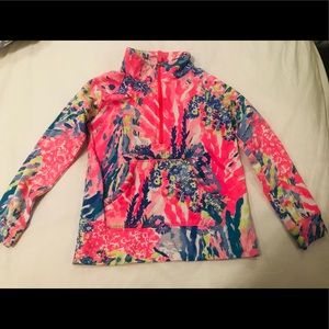 Lily Pulitzer Girls Little Skipper Popover - Size Small